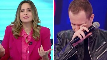 Ex-BBB Ana Paula Renault ironiza choro de Tiago Leifert no 'Domingão': "Fiquei comovida" - Reprodução/TV Globo/SBT