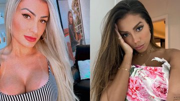 Andressa Urach troca farpas com Anitta e manda recado afiado para a cantora - Instagram