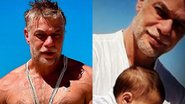 Fábio Assunção apresenta a filha de três meses ao mar - Reprodução/Instagram