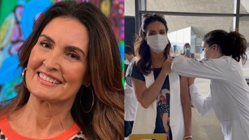 Fátima Bernardes recebe segunda dose e fala sobre fim da crise - Reprodução / Instagram