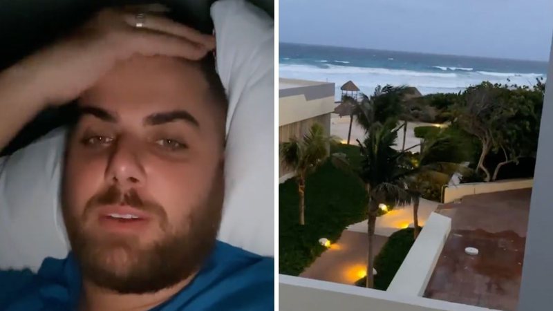Famosos brasileiros ficam no olho de furacão após viagem para o México e assustam fãs: "Vento absurdo" - Reprodução/Instagram