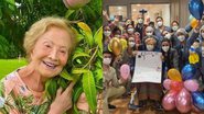 Gloria Menezes ganha linda homenagem dos funcionarios do hospital após vencer vírus - Reprodução / Instagram