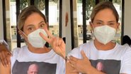 Heloisa Périssé veste camiseta de Paulo Gustavo ao tomar segunda dose da vacina: "Ele quer que eu vá" - Reprodução/Instagram