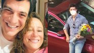 Mateus Solano capricha na homenagem ao buscar esposa no hospital - Reprodução / TV Globo
