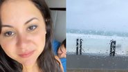 Esposa de Zé Neto mostra quarto de hotel alagado após passagem de furacão no México: “Não estou preparada” - Reprodução/Instagram