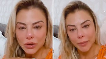 Muito abalada, esposa de Leonardo chora ao anunciar perda na família: "Caiu na piscina e se afogou" - Reprodução/Instagram