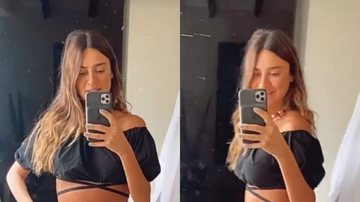 Como assim? Aos 5 meses de gestação, Thaila Ayala afirma que sua barriga de grávida sumiu: "Cadê?" - Reprodução/Instagram