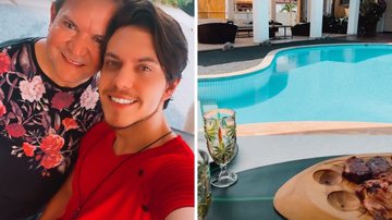 Filho de Joelma posa com Ximbinha e mostra a mansão impressionante do pai: "Sempre cuidou de mim" - Reprodução/Instagram
