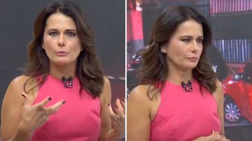 Adriana Araújo chora após reportagem despertar gatilho: "Esse trauma volta" - Reprodução/Band