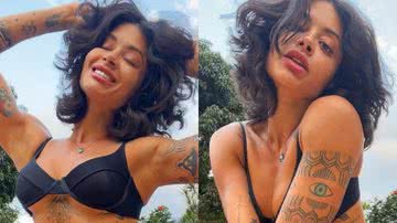 Aline Campos puxa biquíni cavado até o limite e deixa virilha à mostra: "Poderosa" - Reprodução/Instagram