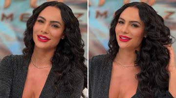 Aline Mineiro ostenta decotão em look executivo e atrai olhares na RedeTV: "Plena" - Reprodução/Instagram