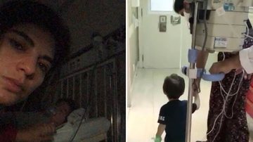 Andreia Sadi faz relato doloroso após filho ficar 7 dias na UT: "Achei que era forte" - Reprodução/Instagram