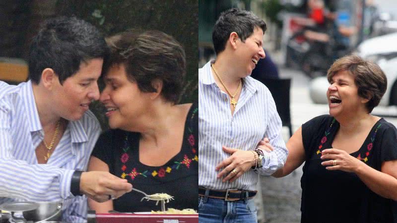 Claudia Rodrigues comemora dois meses de namoro com tarde de amor - AgNews/Daniel Delmiro