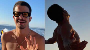 Sem camisa, Enzo Celulari exibe físico definido em passeio de barco na Espanha: "Gato" - Reprodução/Instagram