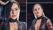 Esposa de Leonardo posa para ensaio com look transparente e decote até o umbigo - Reprodução/Instagram/Renata Xavier
