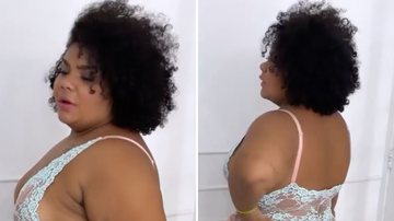 Filha de Arlindo Cruz debocha de críticas ao corpo e posa de lingerie: "Sem se preocupar" - Reprodução/ Instagram