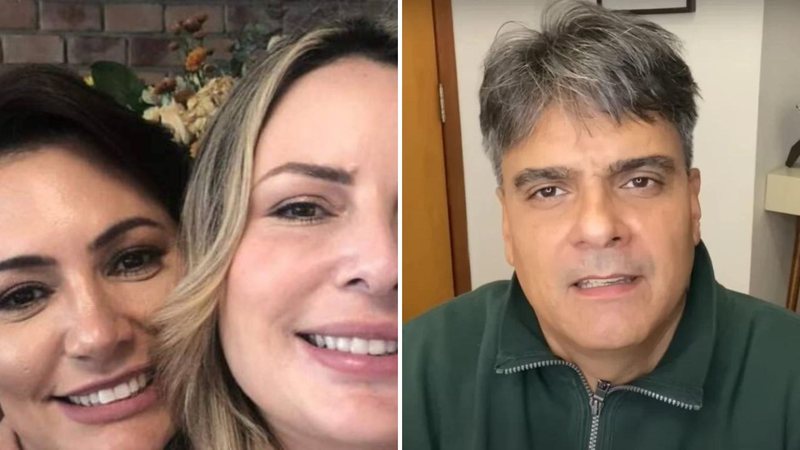 Guilherme de Pádua explica foto de sua esposa com Michelle Bolsonaro: "Fila de fãs" - Reprodução/Instagram