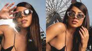 Ex-BBB Hariany Almeida escolhe look com top trançado e ostenta barriguinha: "Deusa" - Reprodução/Instagram