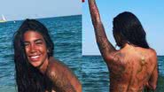 De biquíni, irmã de Gabigol faz topless e deixa seios totalmente à mostra - Instagram