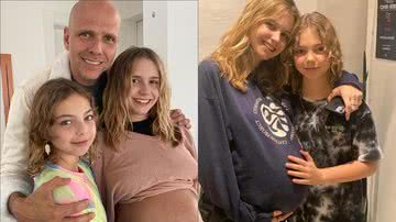Irmã de Isa Scherer conhece sobrinhos e posa com Bento e Mel na maternidade - Reprodução/Instagram