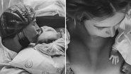 Isabella Scherer apresenta os gêmeos e surge amamentando Mel e Bento: "Hipnotizados" - Reprodução/ Instagram