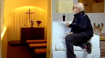 Jô Soares vivia em apartamento com barbearia e capela privativas em São Paulo - Reprodução/TV Globo