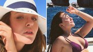 Larissa Manoela posa de fio-dental, exibe bumbum durinho e namorado se choca: "Não tem jeito" - Reprodução/Instagram