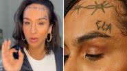 Linn da Quebrada ressignifica tatuagem que tem no rosto e é cobrada na web: "Contradição" - Reprodução/Instagram