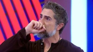O que rolou? Marcos Mion tem crise de choro após discurso de diretor na Globo - Reprodução/ Globo
