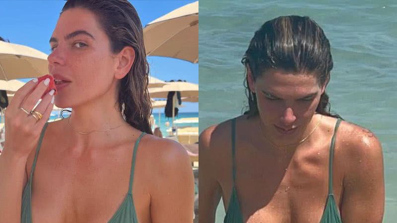 Mariana Goldfarb segura seios fartos ao sair do mar e corpão choca: "Que mulher" - Reprodução/Instagram