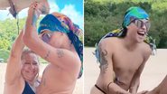 De topless e fio-dental, Pabllo Vittar dança com a mãe e exibe bumbum gigante - Reprodução/Instagram