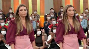 Patrícia Poeta faz "cara feia" no 'Encontro' e público vê sinais de irritação - Reprodução/TV Globo