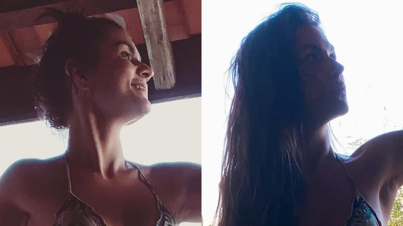 Paula Barbosa deixou os fãs babando ao expor seu último dia no Pantanal com cliques sensuais - Reprodução/Instagram