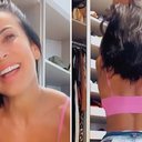 Scheila Carvalho se empolga ao arrumar o closet e rebola de shortinho: "Gata" - Reprodução/Instagram