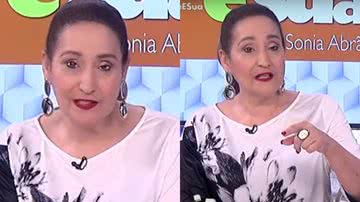Sonia Abrão passou por um sufoco durante o A Tarde É Sua ao ver seu celular tocando ao vivo - Reprodução/RedeTV!