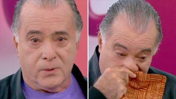 Tony Ramos não segura a emoção e chora com desabafo no Mais Você: "Não suporto" - Reprodução/TV Globo