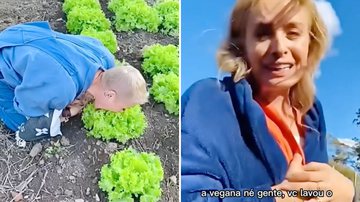 Angélica resgata Xuxa após apresentadora comer alface direto da horta: "Ela não tá bem" - Reprodução/Instagram