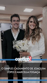 O simples casamento de Joaquim Lopes e Marcella Fogaça