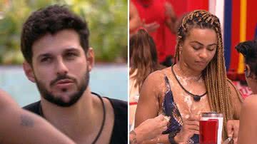 BBB22: Natália e Rodrigo criticam pódio montado por brother: "Falso" - Reprodução/TV Globo