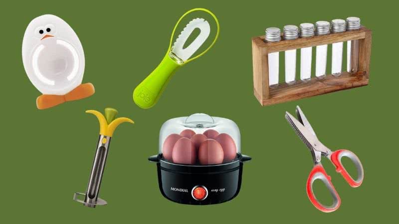 Porta temperos, torradeira, moedor de café e outros itens práticos para a cozinha - Divulgação/Amazon