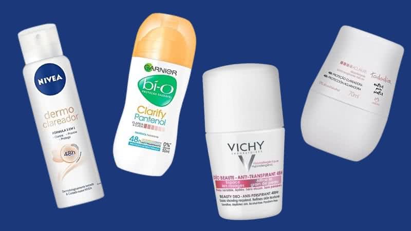 Selecionamos 6 desodorantes em oferta que prometem garantir axilas mais bonitas e macias - Divulgação/Amazon