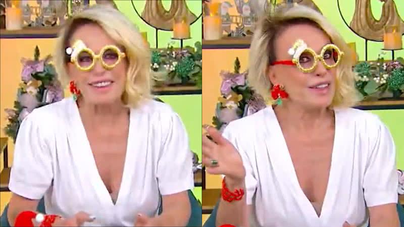 Ana Maria Braga ensina a 'massagear o peru' e vira piada: "Fiquei entusiasmada" - Reprodução/TV Globo