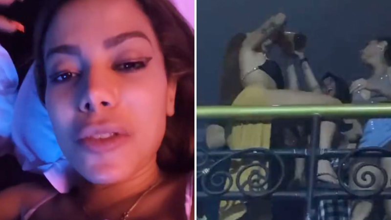 Anitta reage após ser flagrada virando garrafa na balada: "Quem é essa?" - Reprodução/Instagram