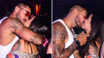 Tá ficando sério! Bil Araújo e Marina Ferrari trocam beijos quentes em festa - AgNews
