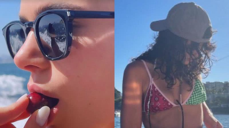 De biquíni fininho, Bruna Marquezine ostenta barriga chapada em passeio de luxo - Reprodução/Instagram