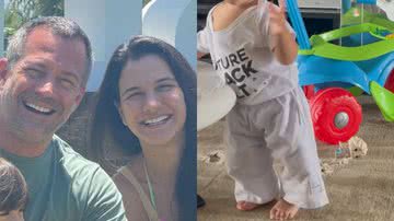 Esposa de Malvino Salvador baba inteira ao ver filho andando: "Primeiros passos" - Reprodução/Instagram