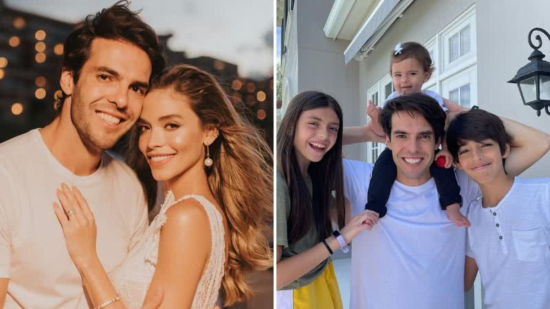 Esposa de Kaká revela se tem ciúmes dos filhos do jogador com a ex-mulher - Reprodução/Instagram