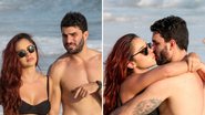 Ex-BBB Gizelly Bicalho namora muito e deixa namorado 'animado' em dia de praia - Reprodução/Instagram