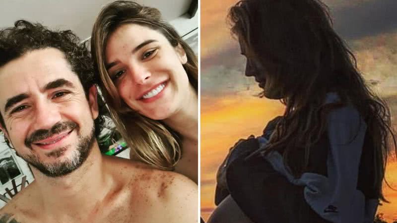 Felipe Andreoli beija barriga de Rafa Brites e detalhe rouba a cena: “Está maior” - Reprodução/Instagram