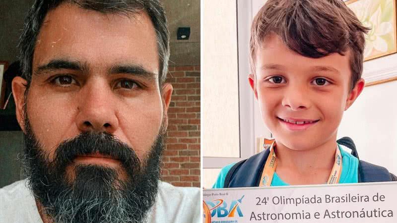 Filho de Juliano Cazarré ganha medalha de ouro em Olimpíada de Astronomia - Reprodução/Instagram